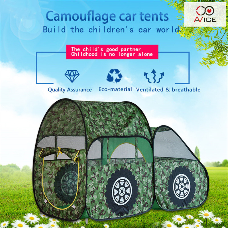 Tents for Kids Camping Outdoor Tent Camouflage Car Shape Tent