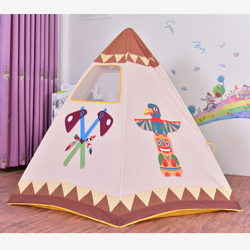 Kids Camping Tents For Sale Children Outdoor Totem Teepee Tent Brown