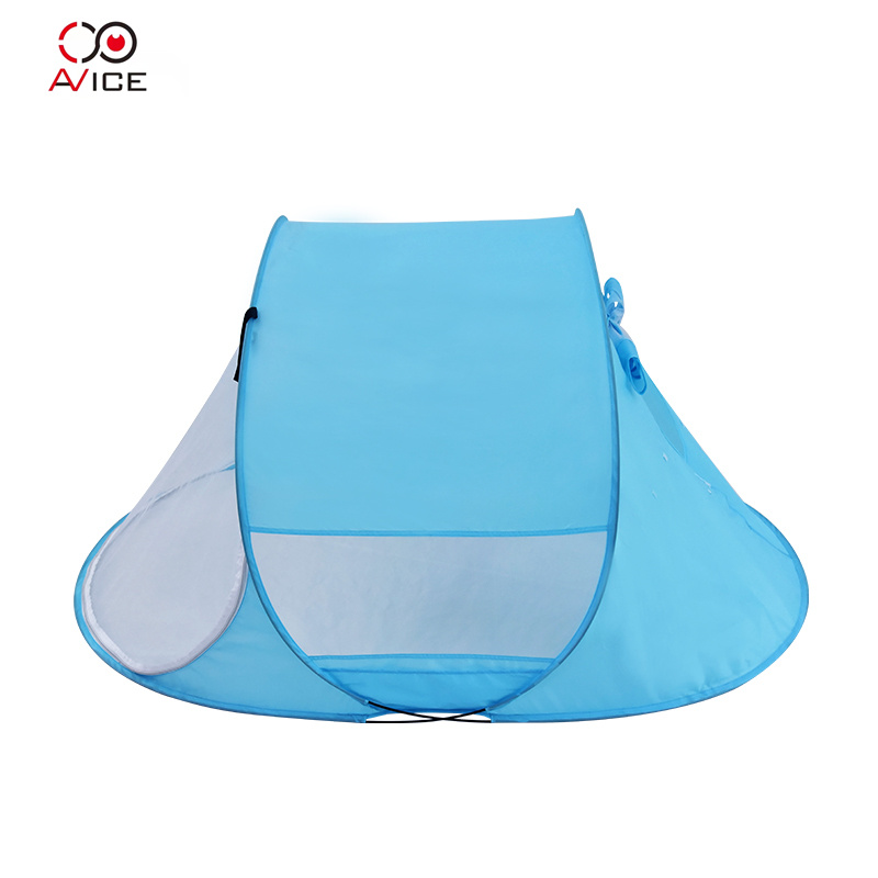 Blue Color with Big Space for Baby 2021 Upgrade Beach Tent Easy Set Up