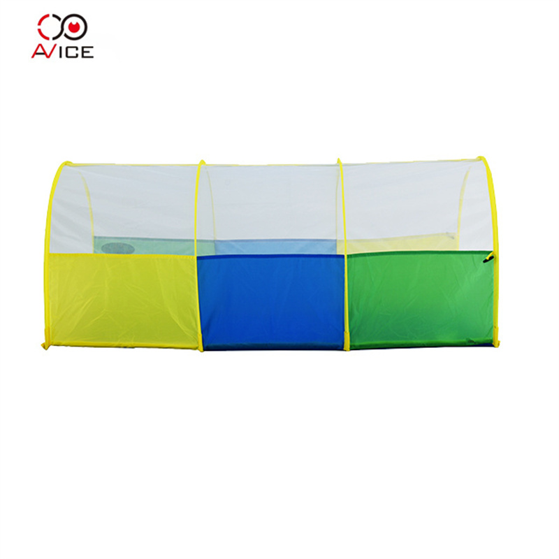 Long Tunnel Green Color for Boys Child Play Tent Lightweight