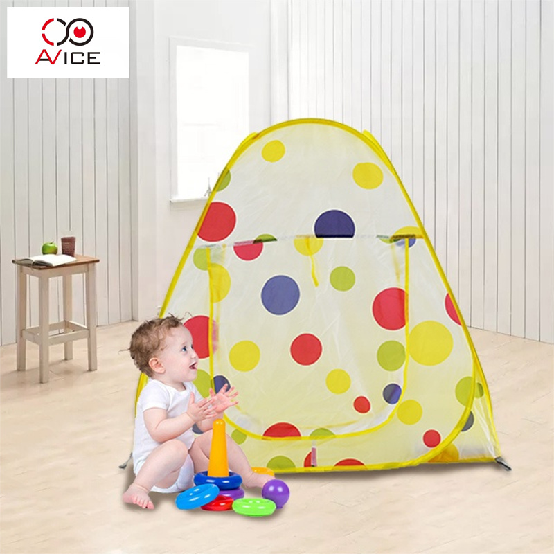 rainbow pattern cute tent stable kids play tent house