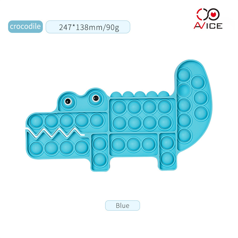 Crocodile Shape Eco-friendly Silicone Kids Fidget Toy Manufacturer