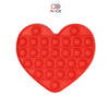 Kids Fidget Toy Pop It Heart Shape Red Color Selling