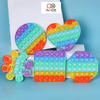 Rainbow Iridescent Push Bubble Stress Relief Kids Fidget Toy