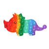 Colorful Dinosaur Shape Reduce Tension Bubble Stress Reliever Fidget Kids Toy Antistress
