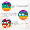 Push Bubble Sensory Fidget Toy & Spinners Rainbow Color