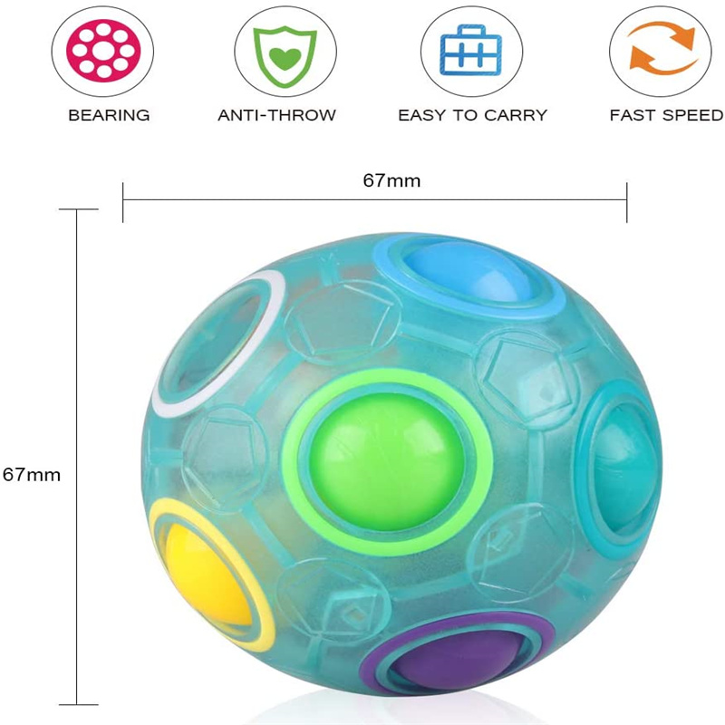Mini Soccer  Fidget Toy Ball with Educational Function Anxiety Release Stress Remove Toys