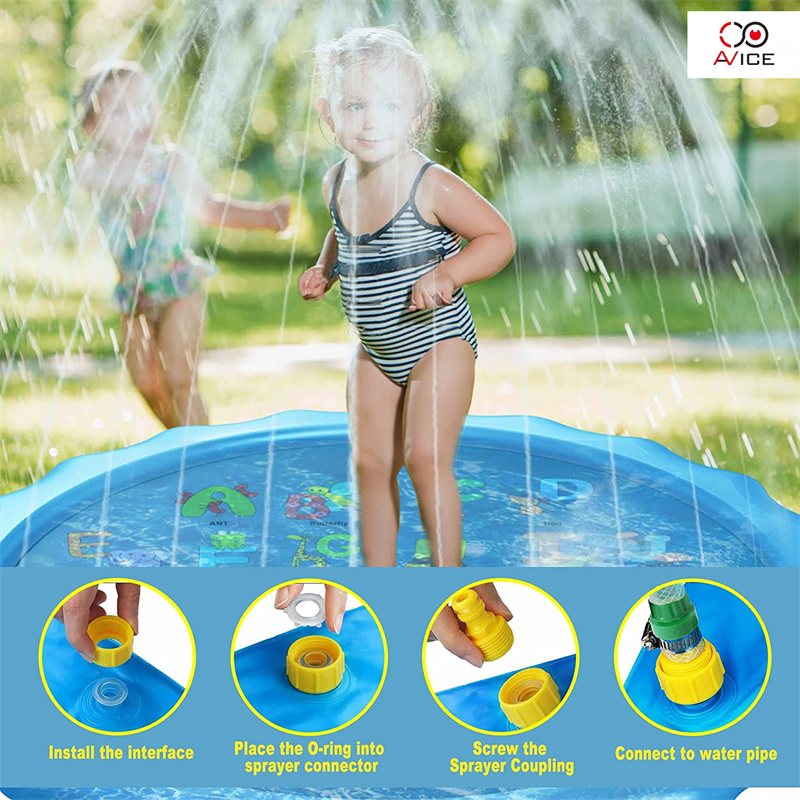 Outside Toys-Kids Sprinklers Water Toys Educational From a to Z Kids Toys