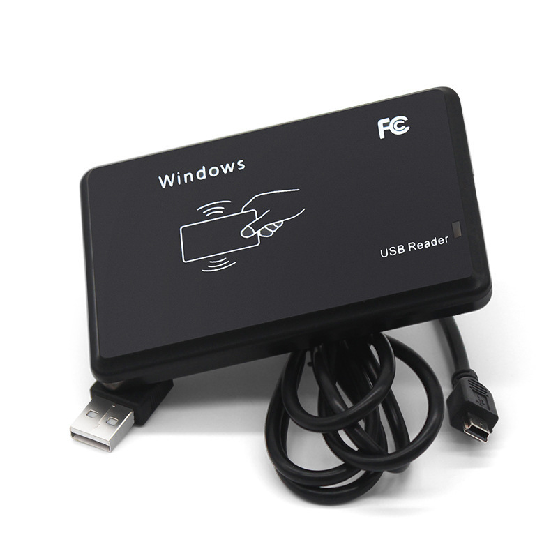 USB HF RFID 13.56Mhz Desktop RFID Access Control Smart Credit Card Reader Writer