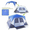 Double Layers Waterproof 6 Person Tent Rooftop Tent Large Family Luxury Camping Outdoor Tent
