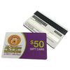 Custom Printing PVC Scratch off Cards Gift Card With Serial Number Scratch Off Gift 