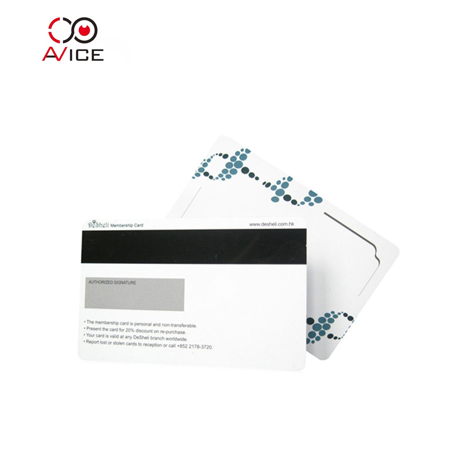 PVC full color printing hico Pvc magnetic card