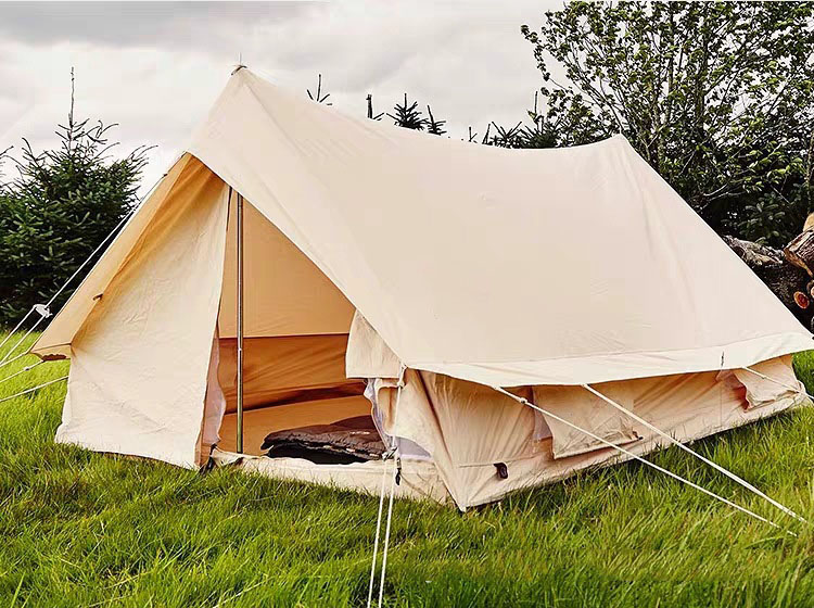 camping hut best canvas tents cabin outdoor breathable cabin tent general family glamping cotton canvas yurt home tent