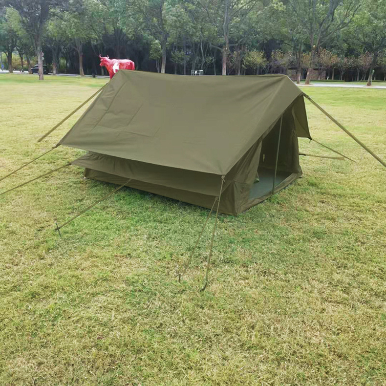 Wholesale High Quality Waterproof Canvas Tent Outdoor Winter Green Army Canvas Camping Military Tent