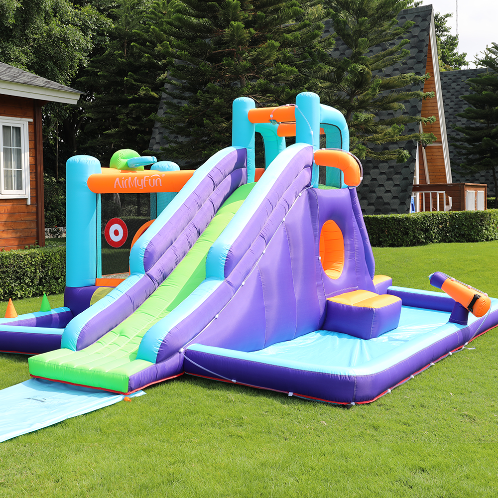 Fábrica Hot Sale Tobogán de agua inflable Jumping Bouncy Castle con piscina