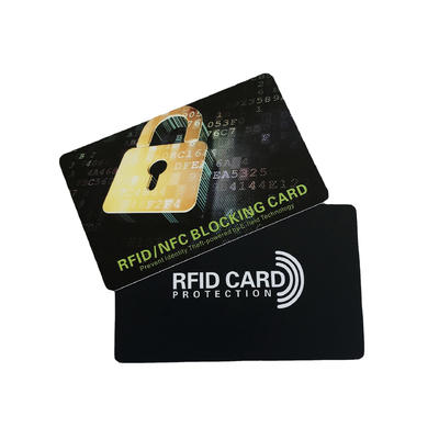 Les cartes RFID protègent les cartes de crédit Carte de blocage du signal anti-RFID