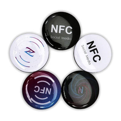 Pasivo HF 13.56MHz NTAG213 RFID Epoxi NFC Tags para teléfono NFC