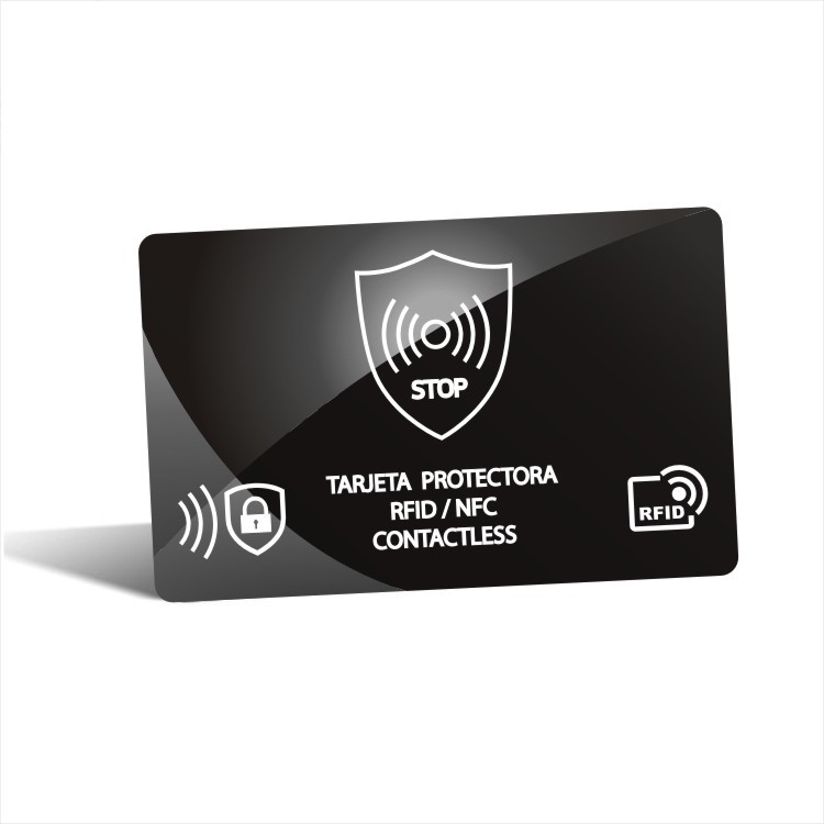 13.56MHz PVC RFID Blocking Card for Contactless Protection