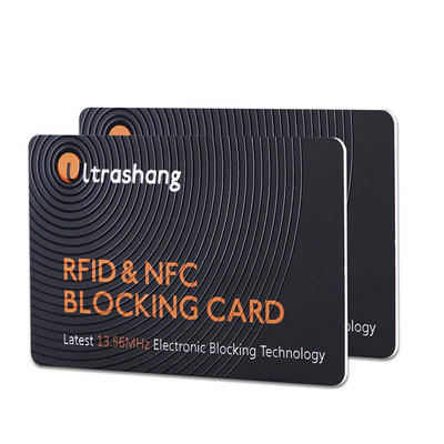 Personnalisez la carte de protection RFID efficace pour protéger vos informations personnelles et votre argent