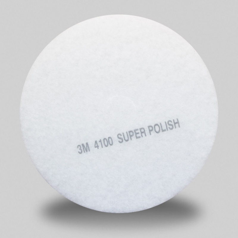 3M white floor Scouring polishing buffing pad white polishing pad