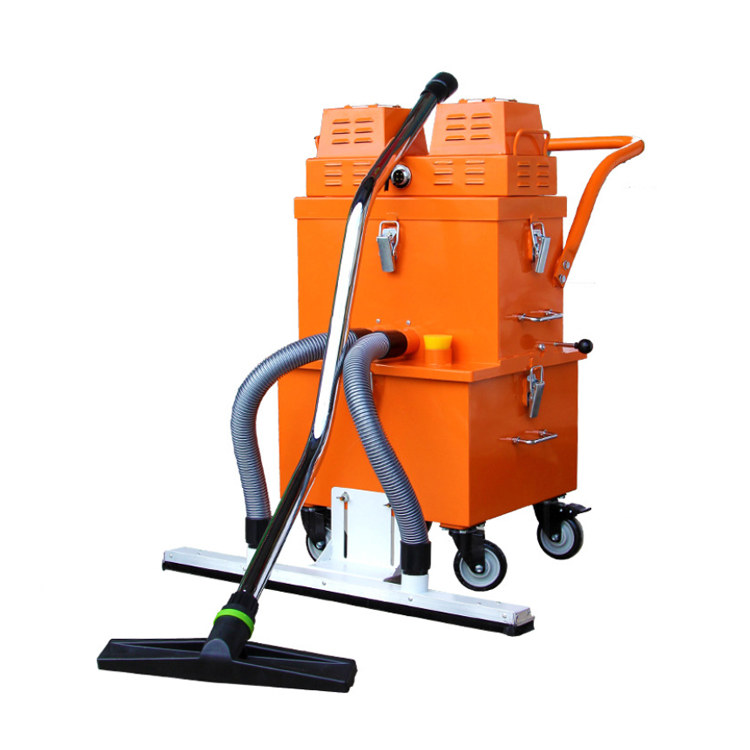 50L Industrial wet and dry floor construction vacuum cleaner with concrete floor grinding machine