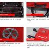 KY19022F Folding charcoal grill