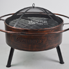 KY182 fire pit in copper color finished