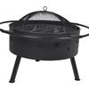 KY182 outdoor firepit bbq grill with cooking grid