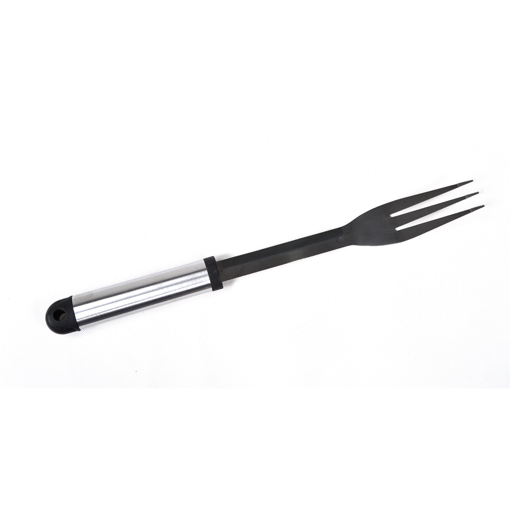 KY1845 Bbq black charcoal barbecoal fork