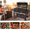 F07 Outdoor Large Picnic Camping Patio Backyard Cooking Black Barbecue Charcoal BBQ Grills