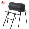 F19 New Model 26 Inch Outdoor Garden Double Barbecue Area Large Charcoal BBQ Barrel Grills