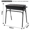 F18 Portable Rolling Barbecue Grill Outdoor Picnic Patio Cooking Backyard Party Charcoal BBQ Barrel Grill