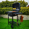F02 KEYO 24 Inch Black Luxury German Outdoor Garden trolley bbq grill manufacture with Single Shelf