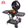 F26 Camping Tailgating Steel Cooking Grate Portable Charcoal Grill Heat Control Round BBQ Kettle Grill with Double Table