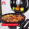 F27 Black Luxury Single Side Panel Kettle bbq Charcoal Grill Trolley Wheels Durable Barbecue Grill