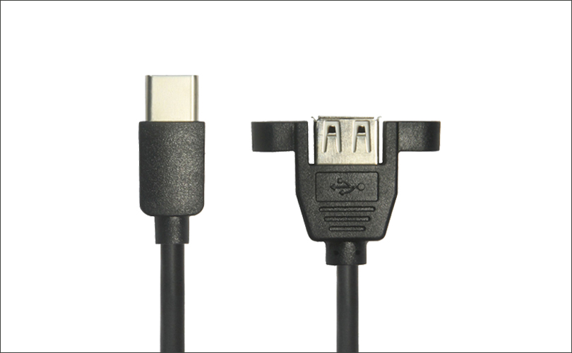 USB C para um cabo OTG fêmea