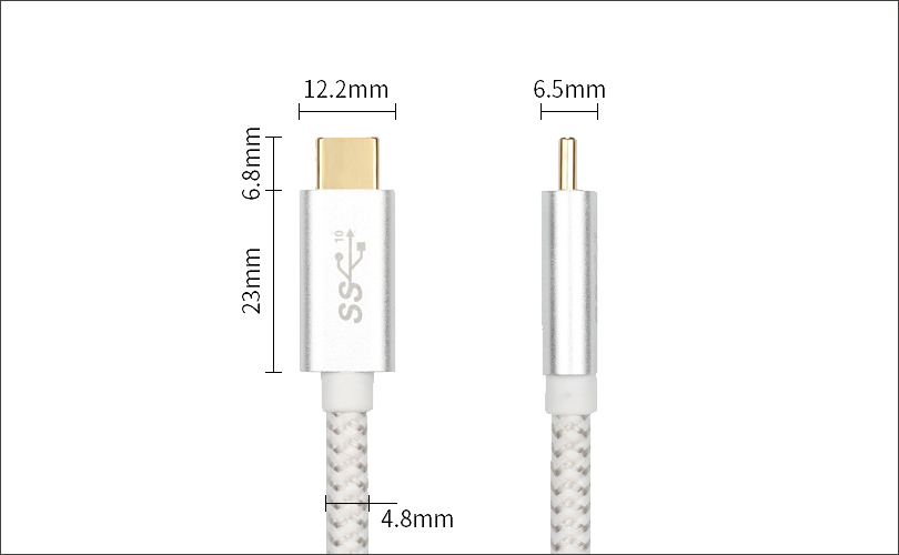 USB-C-Aluminiumgehäusekabel