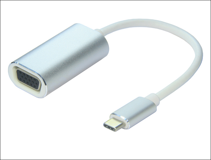 USB C naar VGA vrouwelijke kabel