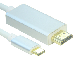 USB 3.1 Type C to HDMI 4K Aluminum Alloy Glad-plated Cable