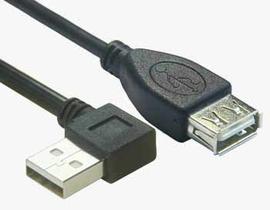 Right Angle USB 2.0 Extension Cable