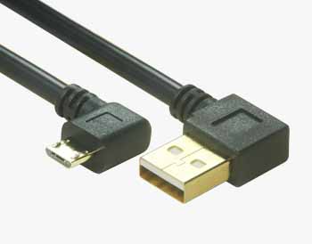 Gold Plated USB 2.0 Type A to Micro B Cable