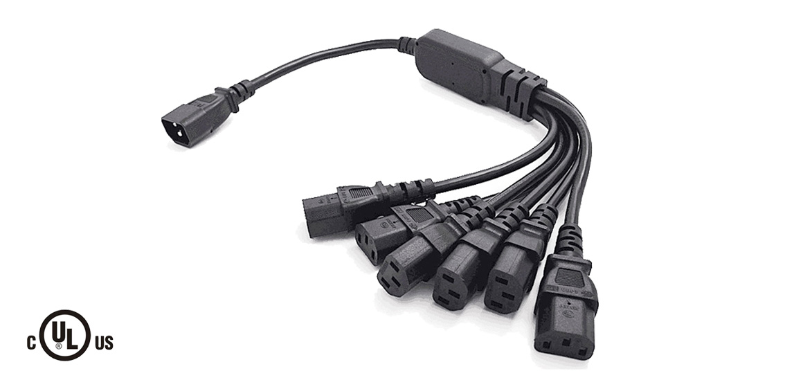 UL&CSA Approved America/Canada 6 in 1 Power Cord