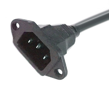 UL&CSA Approved America/Canada IEC C14 With Screws Lock Power Cord