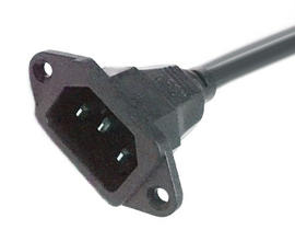 IEC C14 con tornillos Cable de alimentación de bloqueo