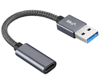 USB 3.1 3A 10Gbps A to C Female Cable 