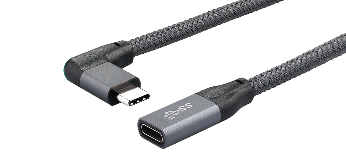 USB 3.1 10Gbps Type C Male to Female Extension Cable 
