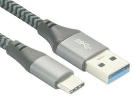 كابل USB 3.1 A إلى C بقوة 3 أمبير