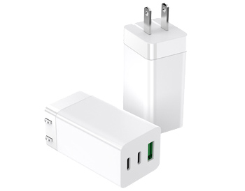 US Plug 65W USB C Adapter GaN PD Fast Charging Adapter