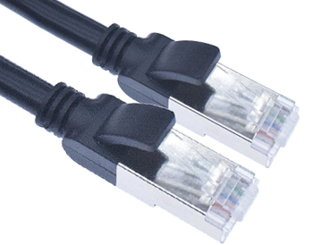 Hochwertiges 10-Gigabit-RJ45-CAT7-Ethernet-Kabel 8P8C FPT CAT7 abgeschirmtes Netzwerkkabel