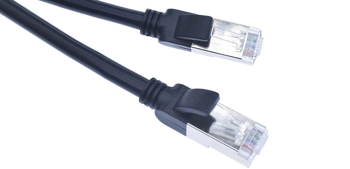 Câble Ethernet 10 Gigabit RJ45 CAT7 de haute qualité 8P8C FPT CAT7 Câble réseau blindé